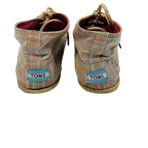 TOMS Pilar Stripe Rope Desert Botas - Size 7.5 - Picture 12 of 15